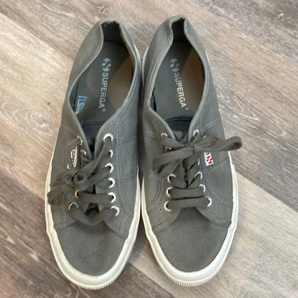 Superga 2750 Cotu Classic Sneaker S000010-M38 Gray Size M7.5/W9